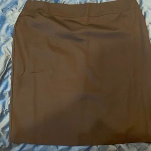 Ashley Stewart NWOT Black Ponte skirt size 34
